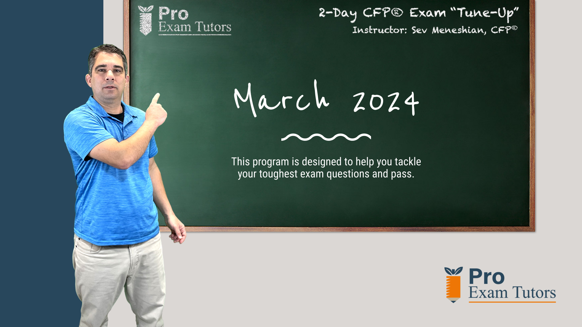 2Day CFP® Exam TuneUp (March 2024) Pro Exam Tutors